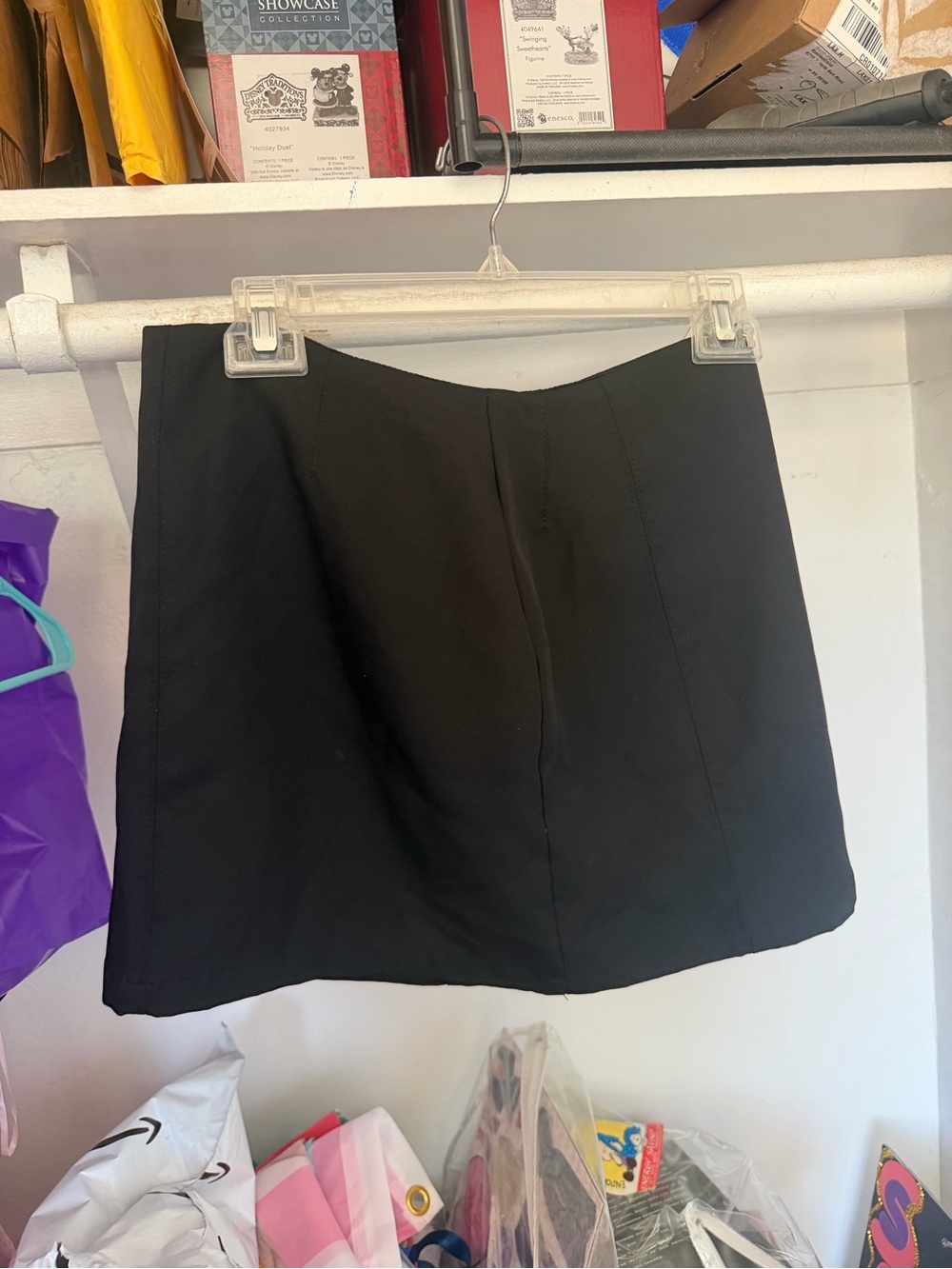 Sleek Black Women's Mini Skirt